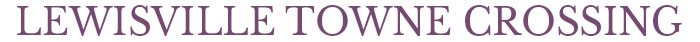 lewisville towne crossing logo shopping center located in lewisville texas